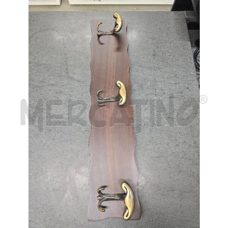 APPENDI ABITI LEGNO 3 APPOGGI | Mercatino dell'Usato Acerra 1