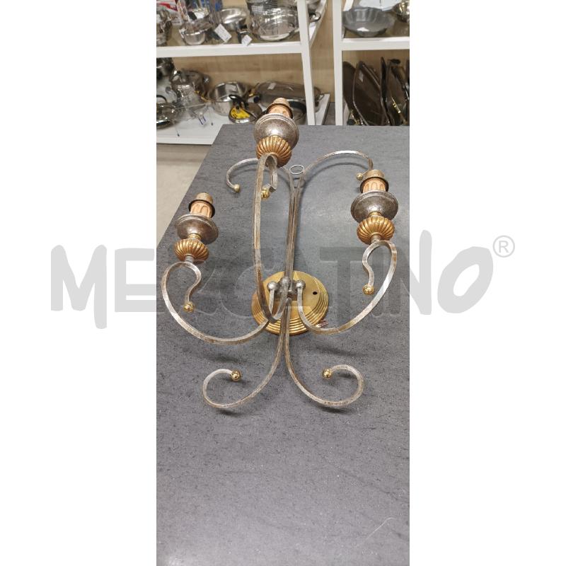 APPLIQUE 3 LUCI DORATO | Mercatino dell'Usato Acerra 1
