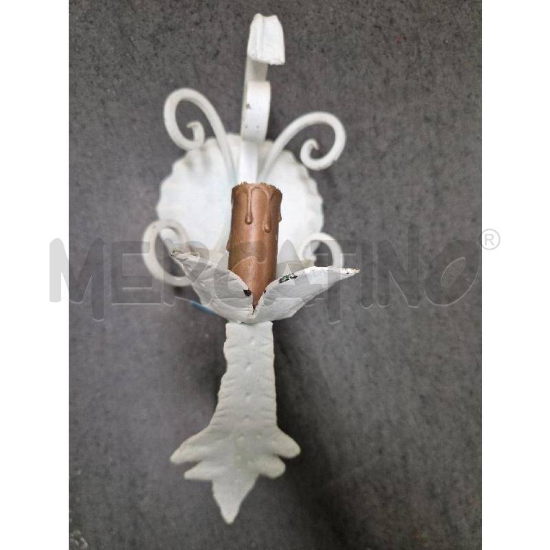 APPLIQUE BIANCO FOGLIE | Mercatino dell'Usato Acerra 1