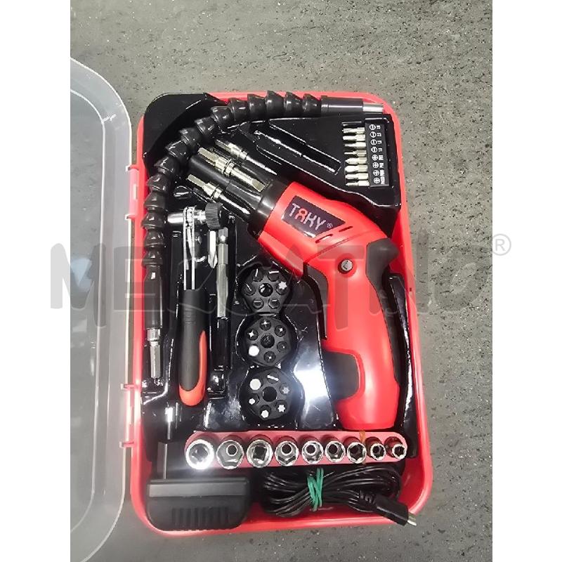 AVVITATORE A BATTERIA ROSSO NERO | Mercatino dell'Usato Acerra 2