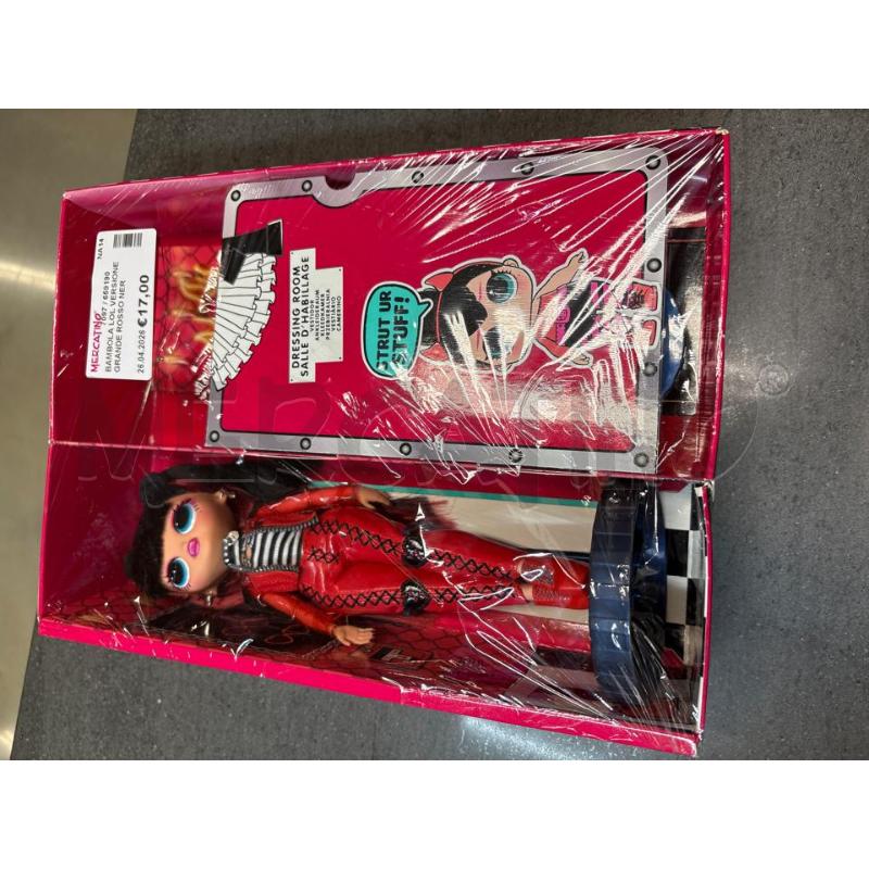 BAMBOLA LOL VERSIONE GRANDE ROSSO NERO | Mercatino dell'Usato Acerra 1
