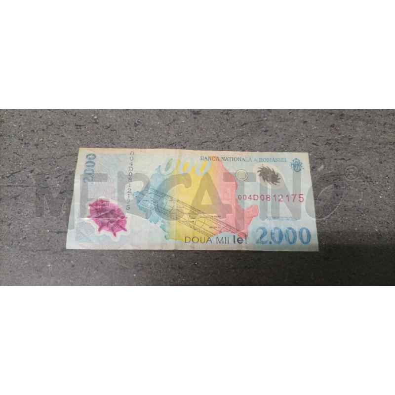 BANCONOTA ROMANIA 2000 LEI  | Mercatino dell'Usato Acerra 1