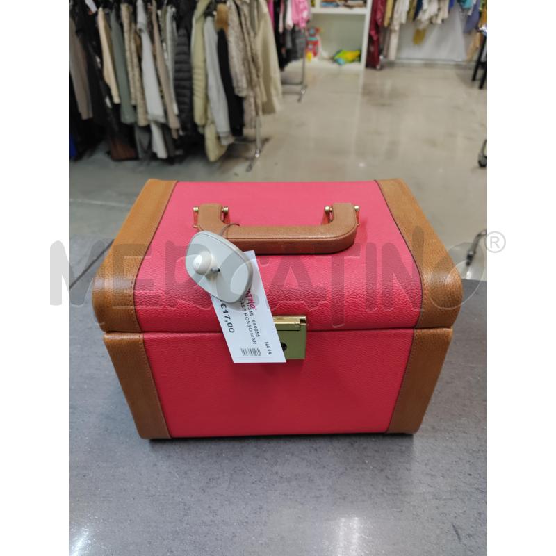 BEAUTY CASE ROSSO MARRONE | Mercatino dell'Usato Acerra 1