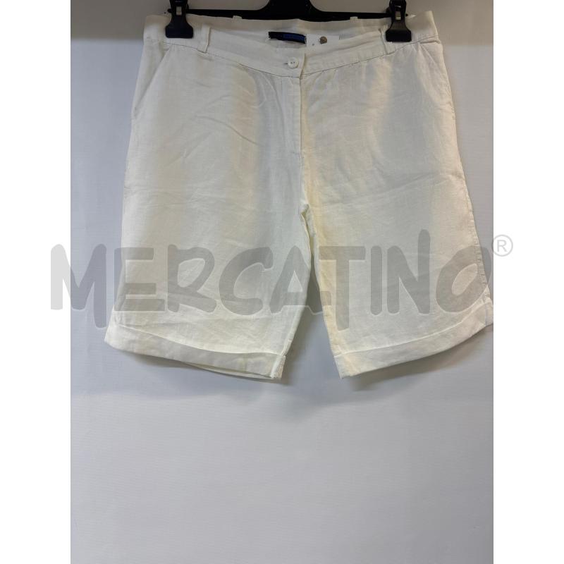 BERMUDA DONNA GIORGIA&JOHNS BIANCO 100%LINO | Mercatino dell'Usato Acerra 1