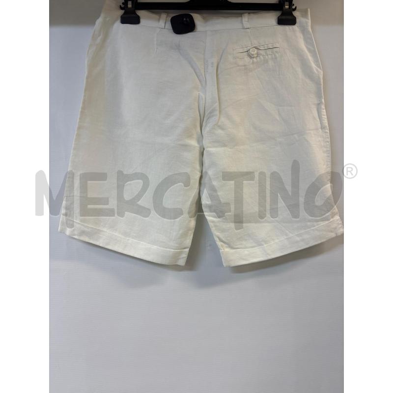 BERMUDA DONNA GIORGIA&JOHNS BIANCO 100%LINO | Mercatino dell'Usato Acerra 2