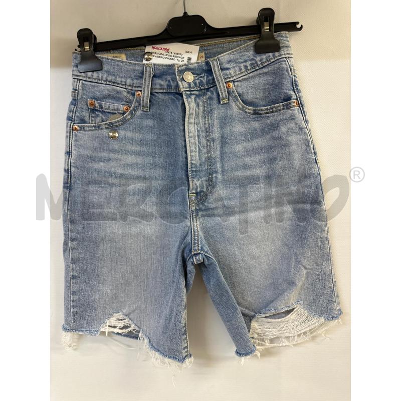 BERMUDA LEVIS RIBCAGE LAVAGGIO CHIARO | Mercatino dell'Usato Acerra 1