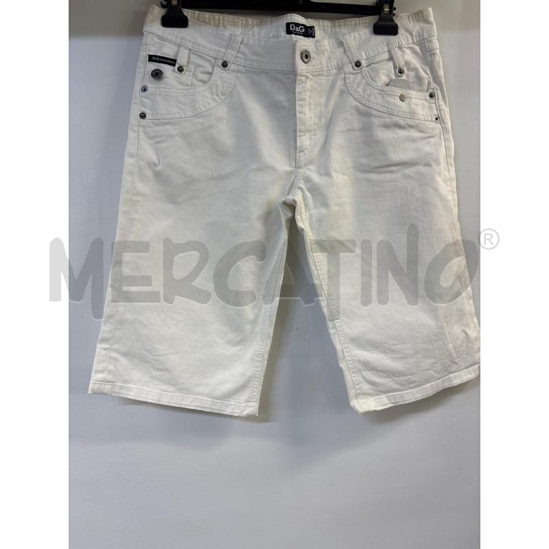 BERMUDA UOMO D&G BIANCO  | Mercatino dell'Usato Acerra 1