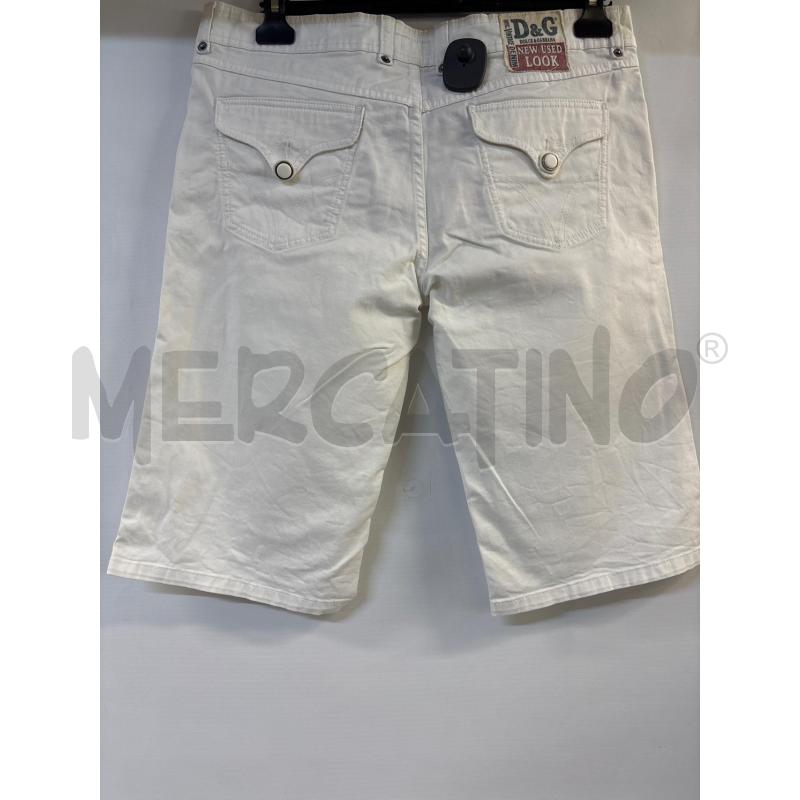 BERMUDA UOMO D&G BIANCO  | Mercatino dell'Usato Acerra 3