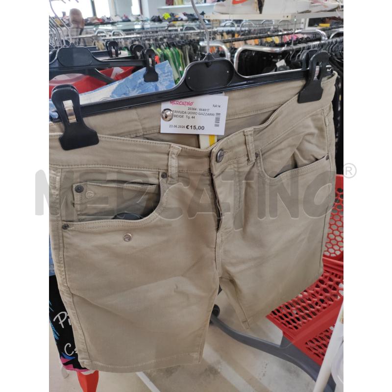 BERMUDA UOMO GAZZARRINI BEIGE | Mercatino dell'Usato Acerra 1