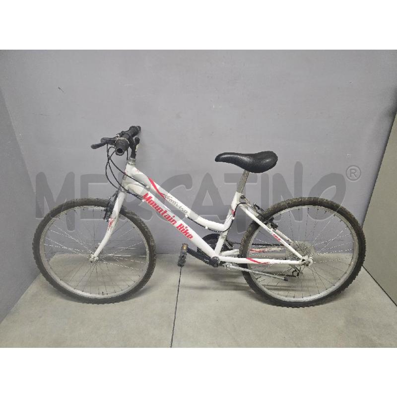 BICICLETTA UOMO MOUNTAIN BIKE BIANCA 24X1.75 | Mercatino dell'Usato Acerra 1