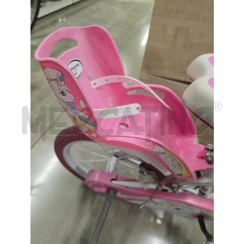 BICICLETTINA BAMBINA ROSA CON ROTELLE | Mercatino dell'Usato Acerra 3
