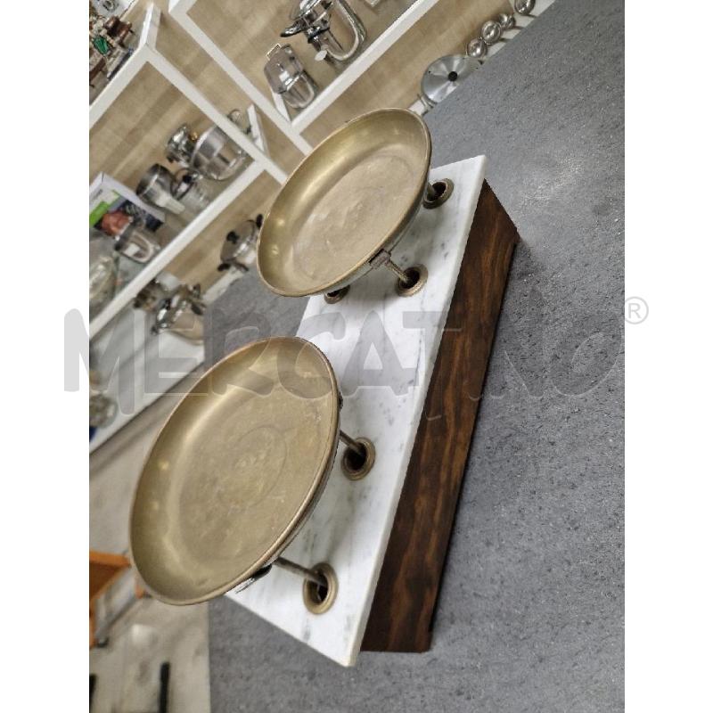 BILANCIA LEGNO MARMO PESI | Mercatino dell'Usato Acerra 2