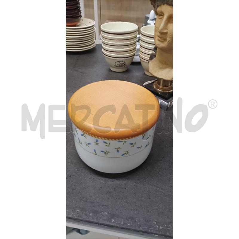 BISCOTTIERA BIANCA CP. LEGNO DEC. FIORI  | Mercatino dell'Usato Acerra 1