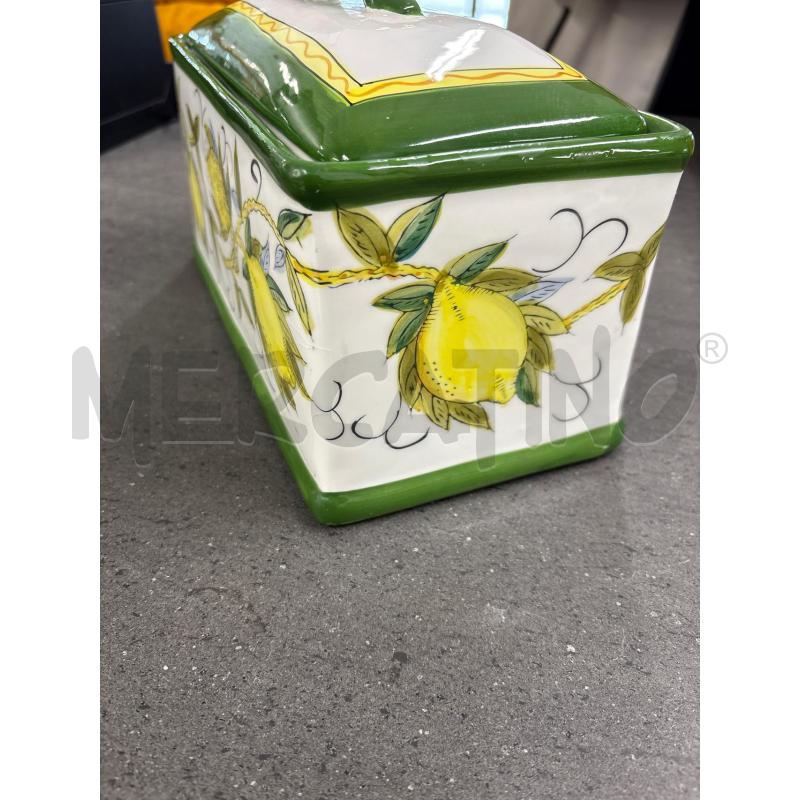 BISCOTTIERA DEC. LIMONI STRISCIA VERDE | Mercatino dell'Usato Acerra 2