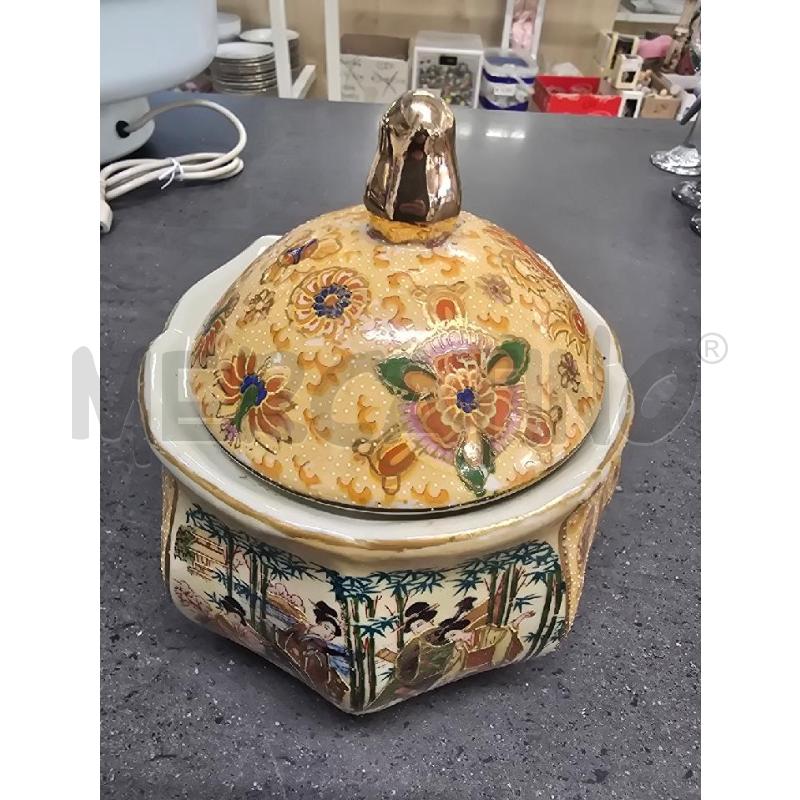 BISCOTTIERA STILE ORIENTALE ARANCIONE | Mercatino dell'Usato Acerra 1