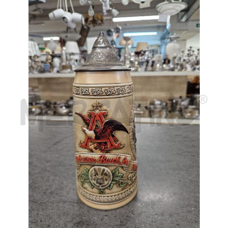 BOCCALE BEIGE BUDWEISER LIMITED | Mercatino dell'Usato Acerra 2