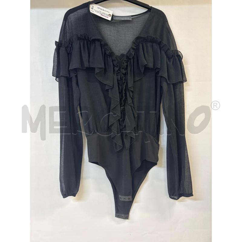 BODY DONNA SANDRO FERRONE NERO  | Mercatino dell'Usato Acerra 1