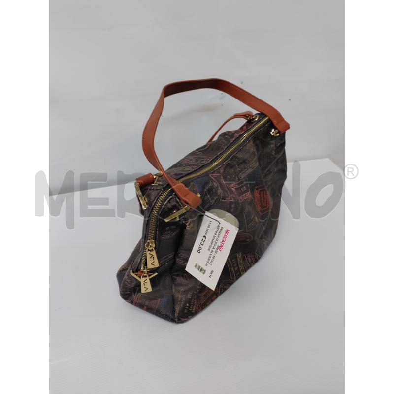 BORSA DONNA ALVIERO MARTINI MARRONE | Mercatino dell'Usato Acerra 2