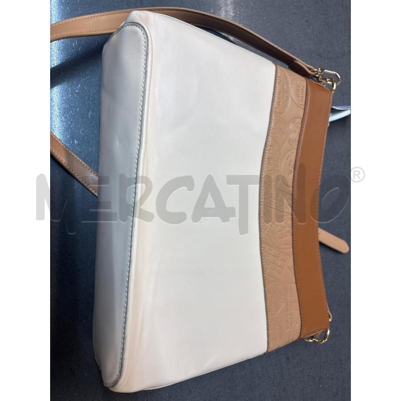 BORSA DONNA ALVIERO MARTINI MARRONE BEIGE | Mercatino dell'Usato Acerra 3