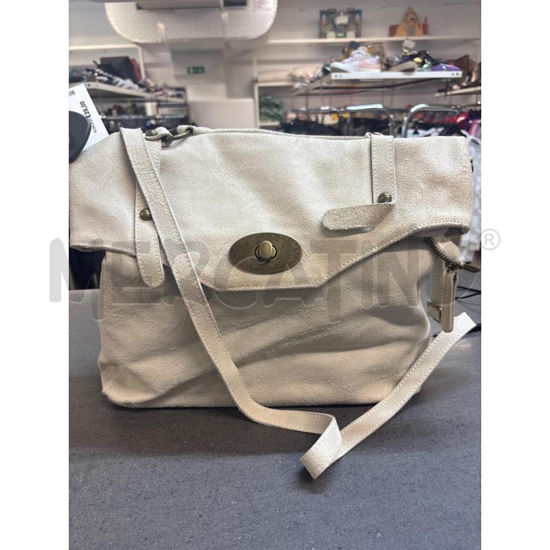 BORSA DONNA BEIGE VERA PELLE | Mercatino dell'Usato Acerra 1