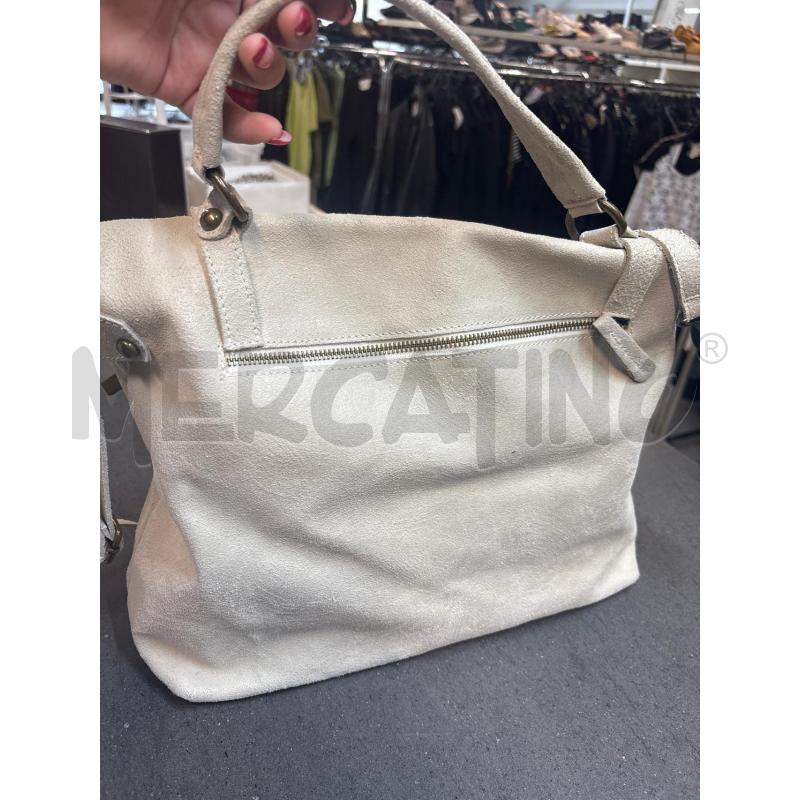 BORSA DONNA BEIGE VERA PELLE | Mercatino dell'Usato Acerra 3