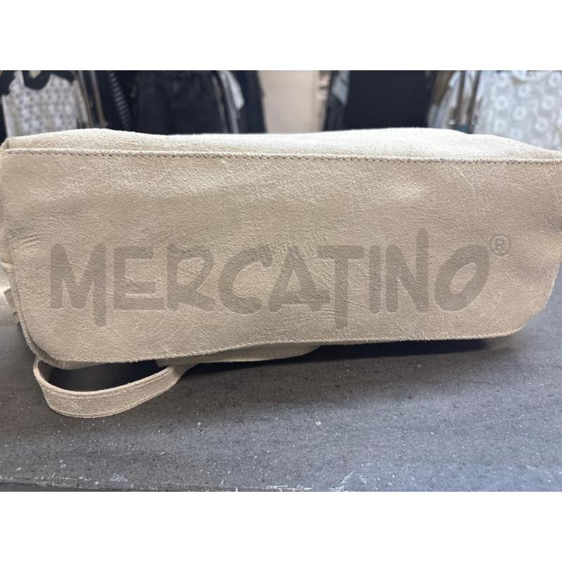 BORSA DONNA BEIGE VERA PELLE | Mercatino dell'Usato Acerra 4