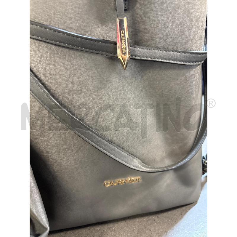 BORSA DONNA CAFENOIR GRIGIO | Mercatino dell'Usato Acerra 2
