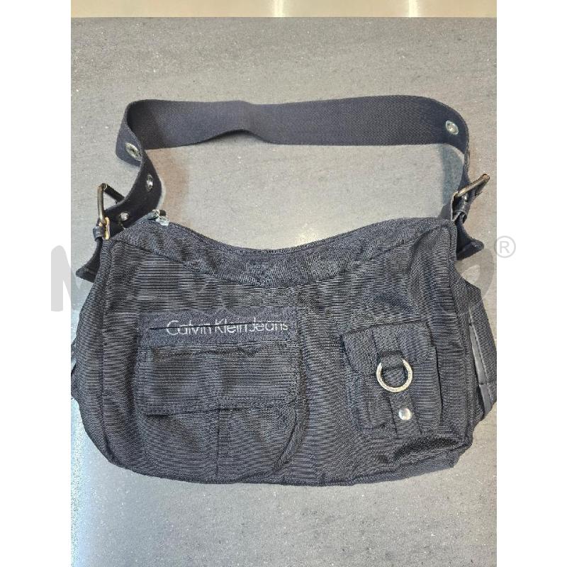BORSA DONNA CALVIN KLEIN JEANS NERO | Mercatino dell'Usato Acerra 1