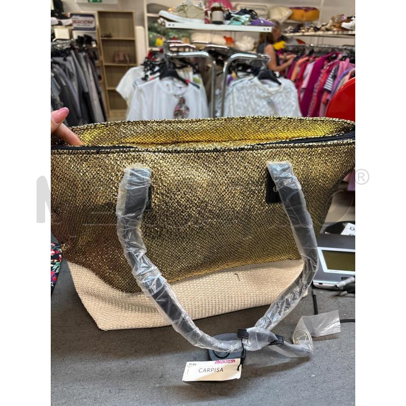 BORSA DONNA CARPISA DORATO | Mercatino dell'Usato Acerra 1