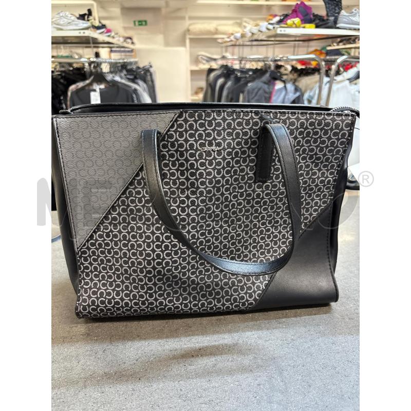 BORSA DONNA CARPISA NERO GRIGIO C | Mercatino dell'Usato Acerra 1