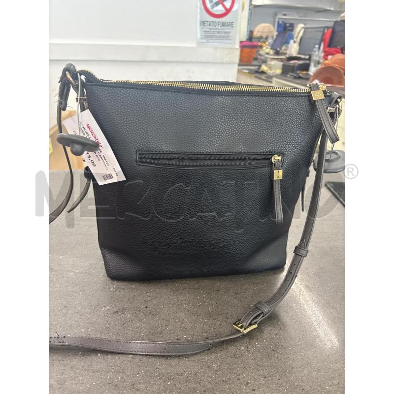BORSA DONNA CARPISA NERO TRACOLLA GRIGIA | Mercatino dell'Usato Acerra 2