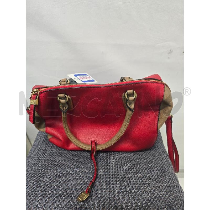 BORSA DONNA CARPISA ROSSO MARRONE | Mercatino dell'Usato Acerra 1