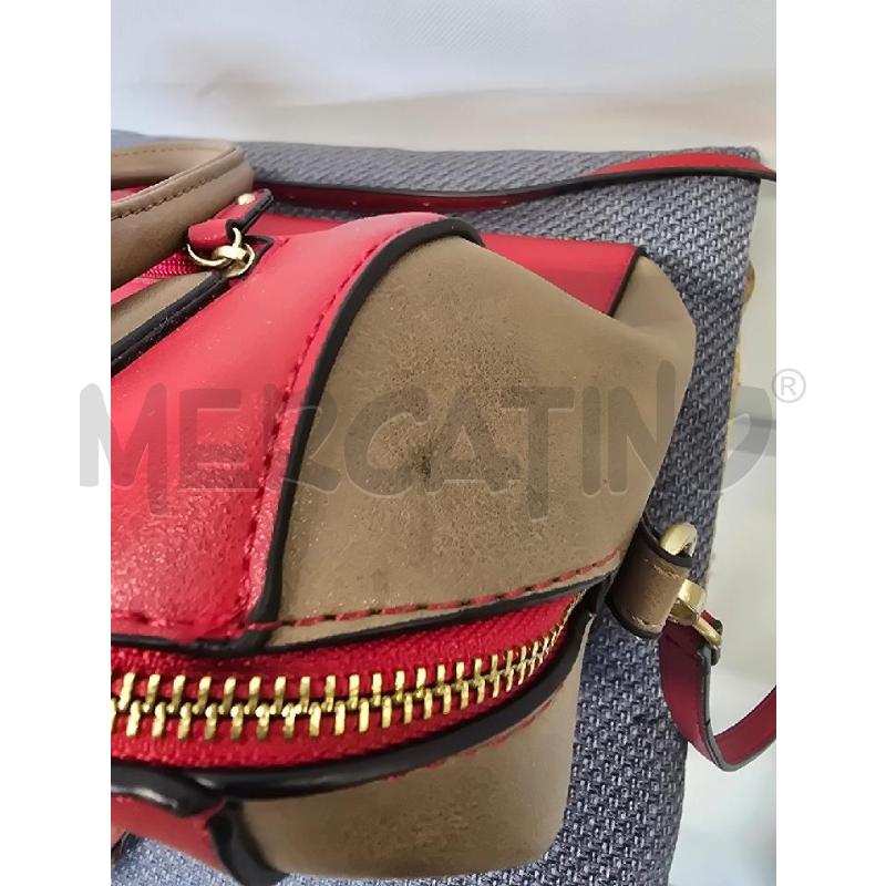 BORSA DONNA CARPISA ROSSO MARRONE | Mercatino dell'Usato Acerra 2