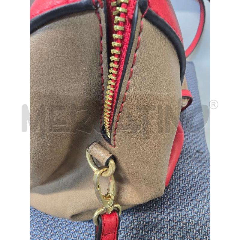 BORSA DONNA CARPISA ROSSO MARRONE | Mercatino dell'Usato Acerra 3