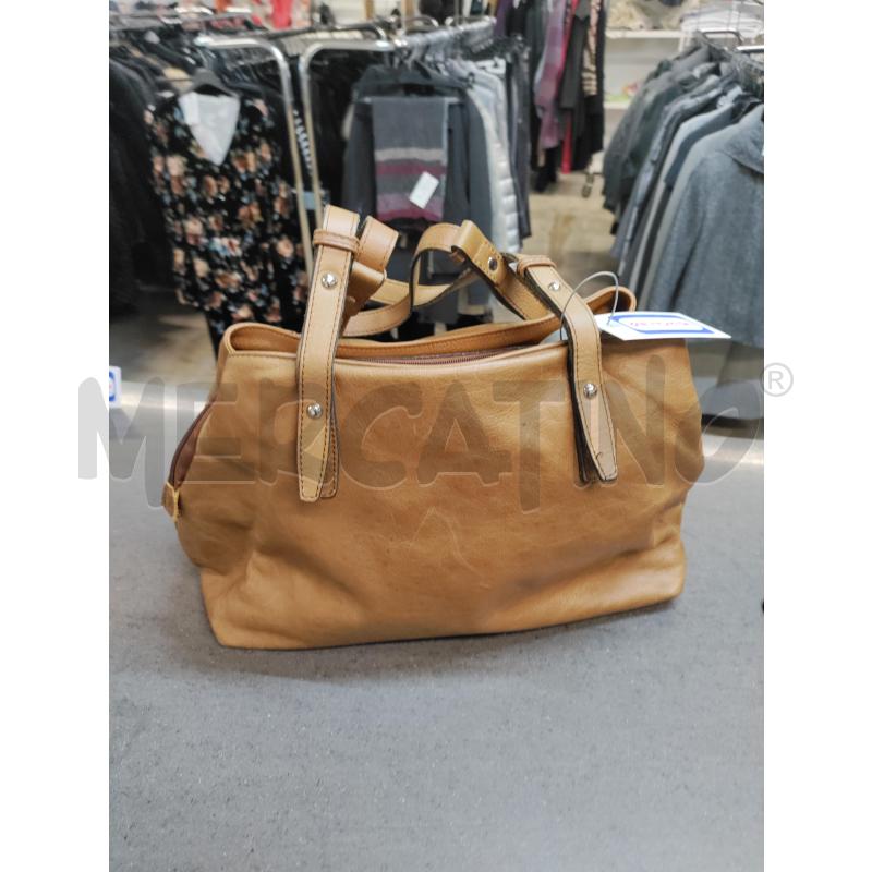 BORSA DONNA DIVAS VERA PELLE MARRONE | Mercatino dell'Usato Acerra 2