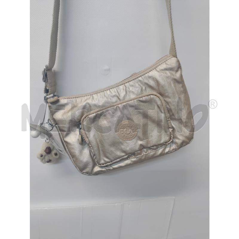 BORSA DONNA KIPLING BEIGE  | Mercatino dell'Usato Acerra 2