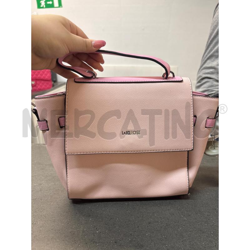 BORSA DONNA LABEL ROSE ROSA | Mercatino dell'Usato Acerra 1