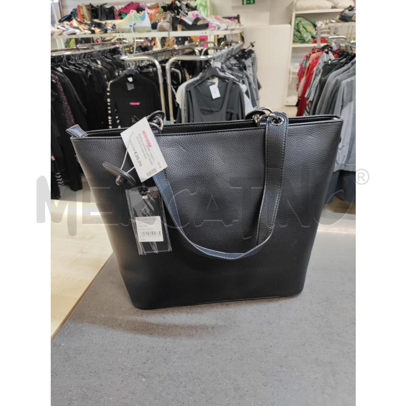 BORSA DONNA LIFE NERO CELESTE CON DONNA | Mercatino dell'Usato Acerra 2