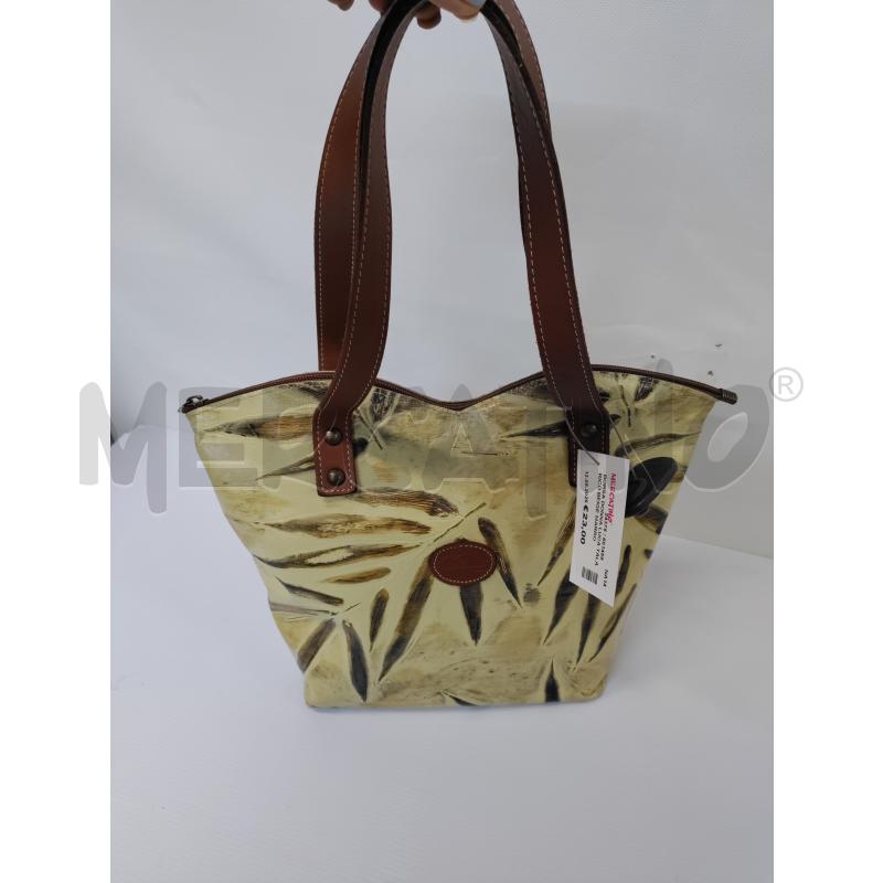 BORSA DONNA LUCA TALARICO BEIGE MARRONE | Mercatino dell'Usato Acerra 1