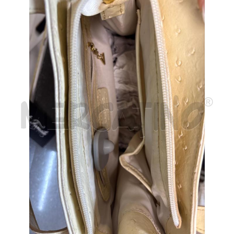 BORSA DONNA MARIO VALENTINO BEIGE | Mercatino dell'Usato Acerra 4