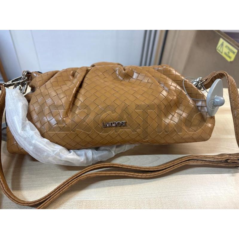 BORSA DONNA MARRONE INTRECCIATO | Mercatino dell'Usato Acerra 1