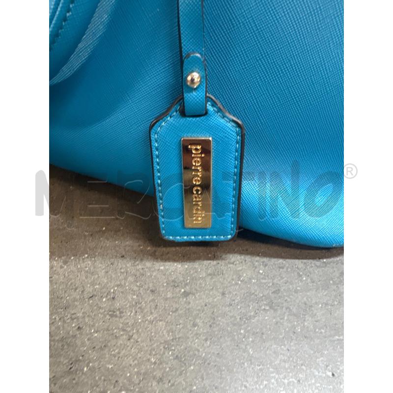 BORSA DONNA PIERRE CARDIN BLU | Mercatino dell'Usato Acerra 3