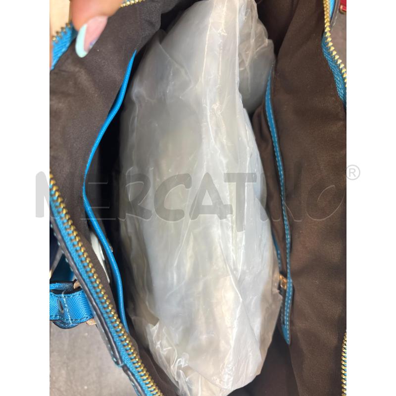 BORSA DONNA PIERRE CARDIN BLU | Mercatino dell'Usato Acerra 4