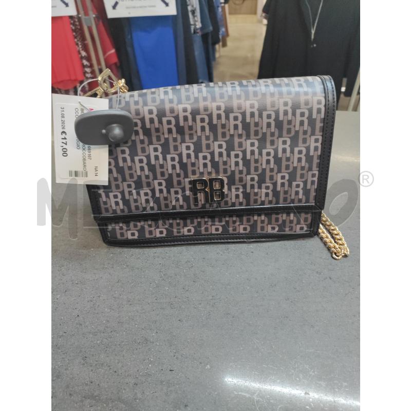 BORSA DONNA ROCCOBAROCCO NERO GRIGIO  | Mercatino dell'Usato Acerra 1