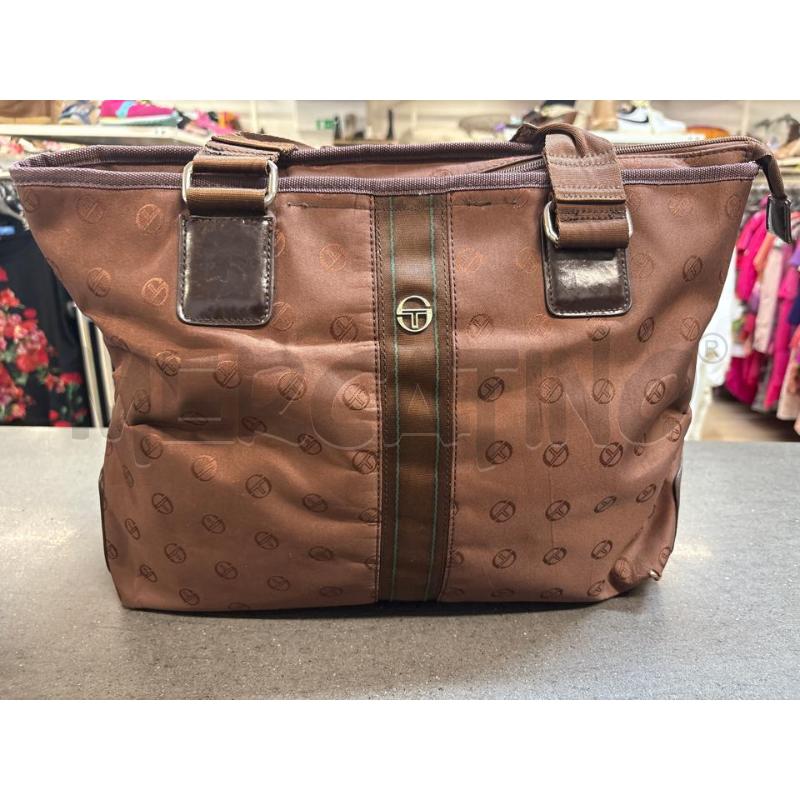 BORSA DONNA SERGIO TACCHINI MARRONE | Mercatino dell'Usato Acerra 1