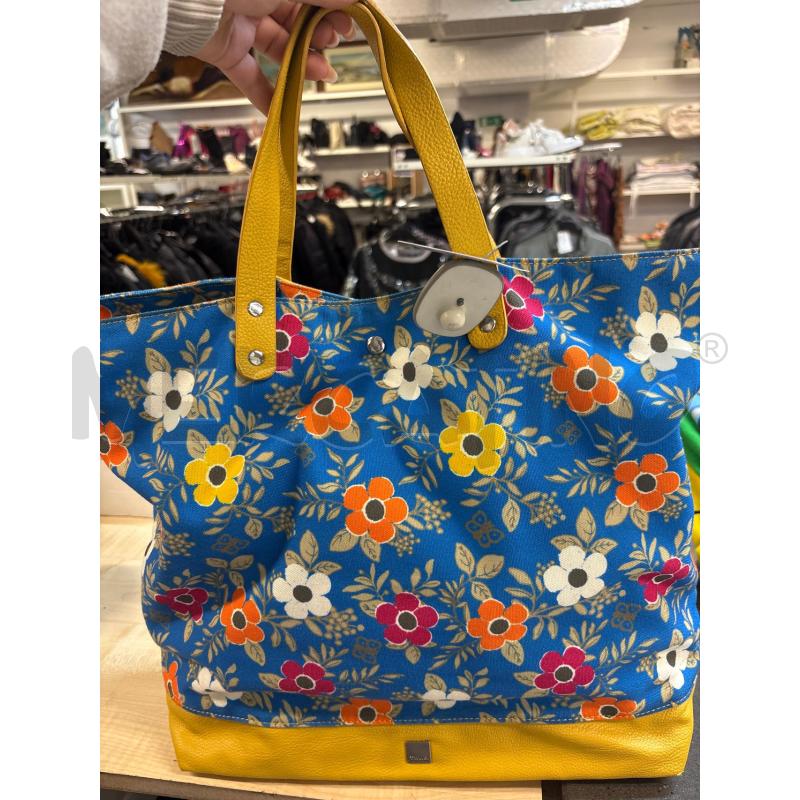 BORSA DONNA THUN BLU MARRONE | Mercatino dell'Usato Acerra 1