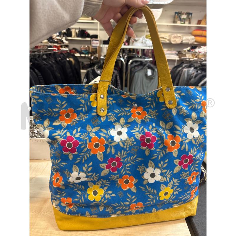 BORSA DONNA THUN BLU MARRONE | Mercatino dell'Usato Acerra 2