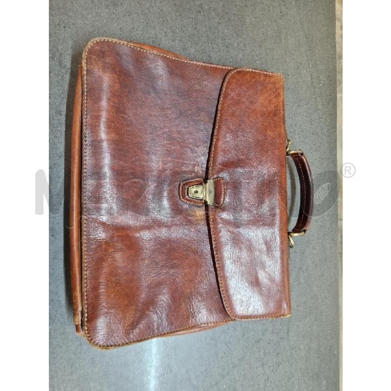 BORSA UOMO UFFICIO MARRONE THE BRIDGE DA RIVEDERE | Mercatino dell'Usato Acerra 1