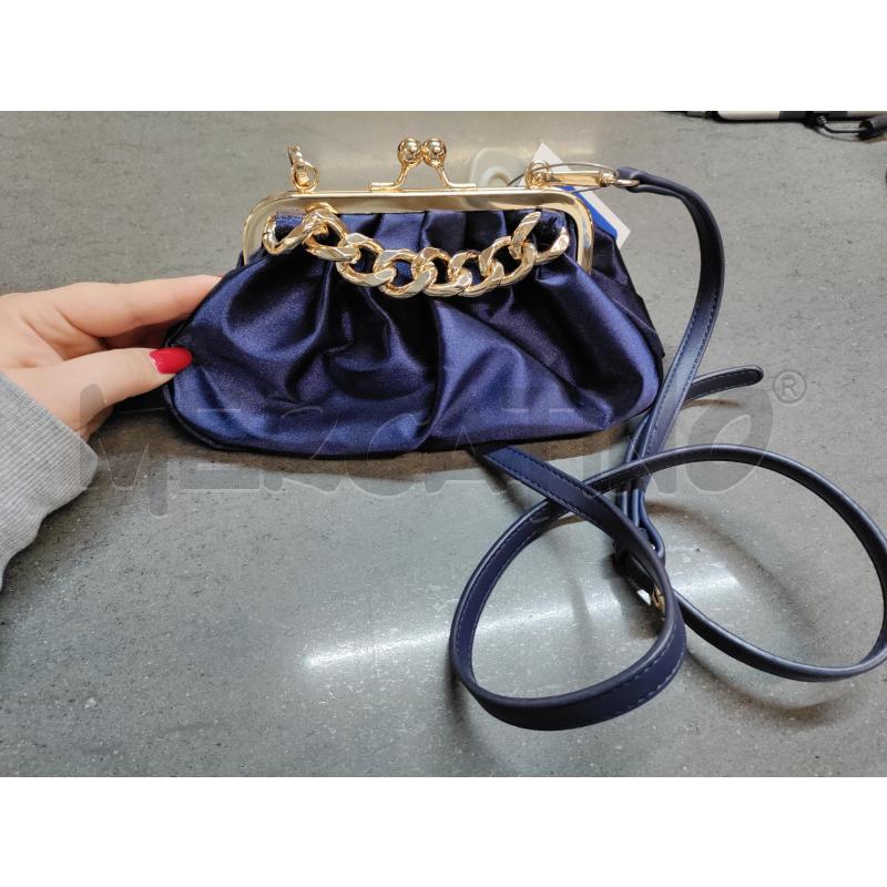 BORSETTA DONNA BLU LUCIDA LIUJO | Mercatino dell'Usato Acerra 1