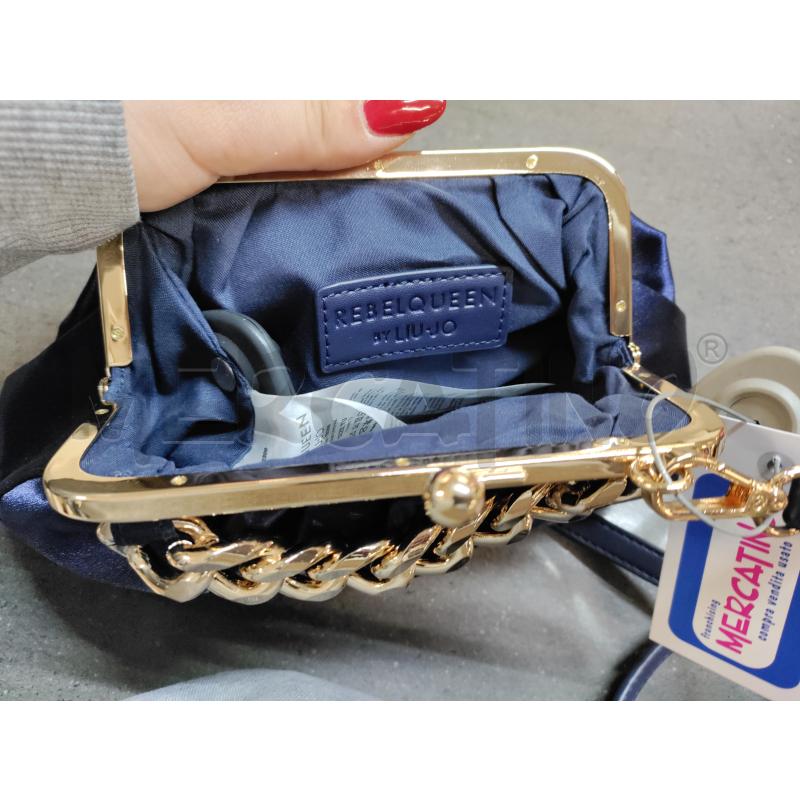 BORSETTA DONNA BLU LUCIDA LIUJO | Mercatino dell'Usato Acerra 2